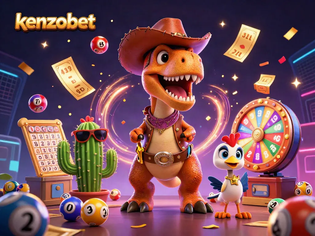 Engage in thrilling gameplay with kenzobet as the cartoon characters bring luck with vibrant elements.