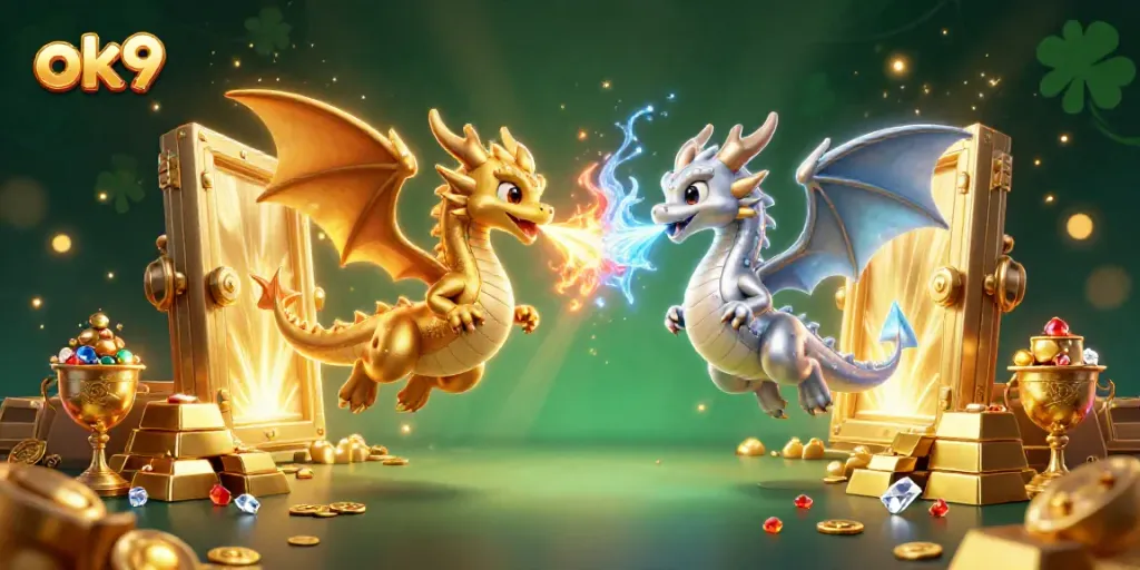 Experience thrilling gaming at ok9 with enchanted treasure and dynamic dragon guardians.