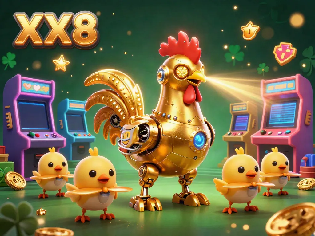Engage with the exciting XX8 gaming world, showcasing vibrant characters and dynamic casino elements.