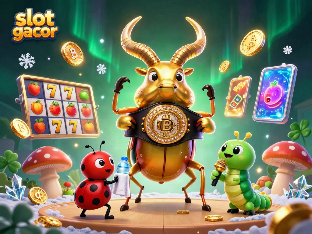 Menyenangkan saat bermain slot gacor dengan karakter lucu dalam ilustrasi 3D yang berwarna-warni.