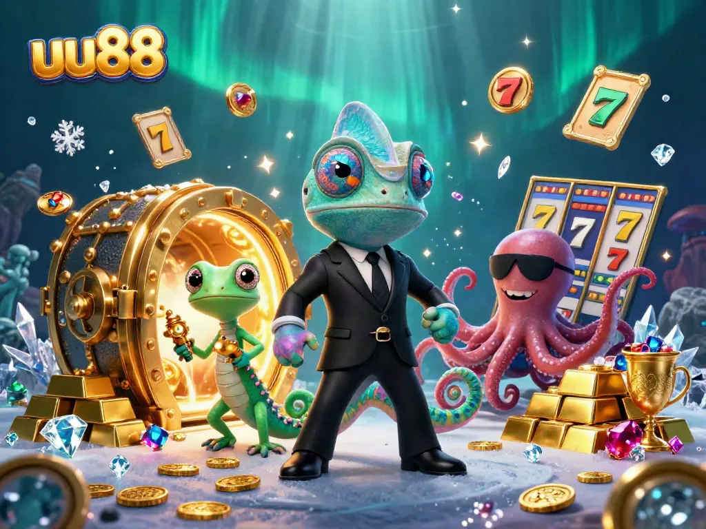 Spin the reels and win big on uu88 with thrilling 3D casino characters and sparkling treasures.