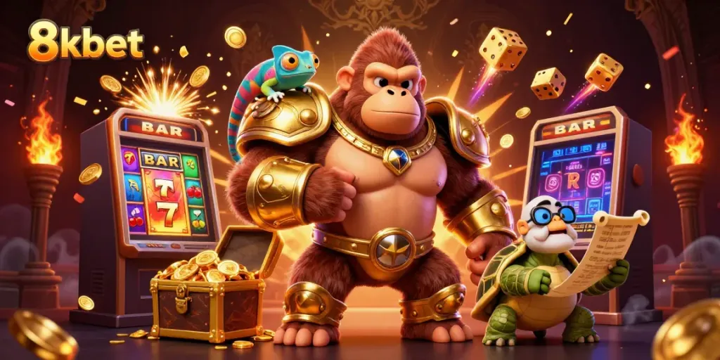 Experience thrilling casino action with 8kbet through vivid characters and dynamic gaming elements.