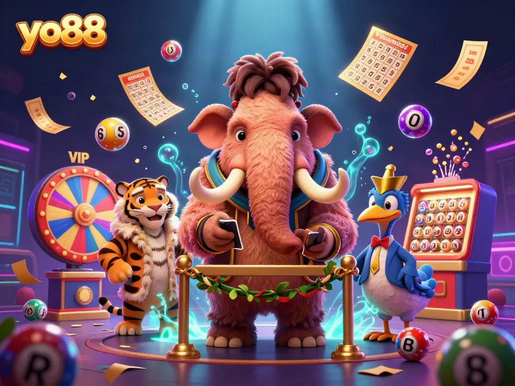 Engage with yo88's exciting games as a woolly mammoth bouncer verifies entries at the casino.