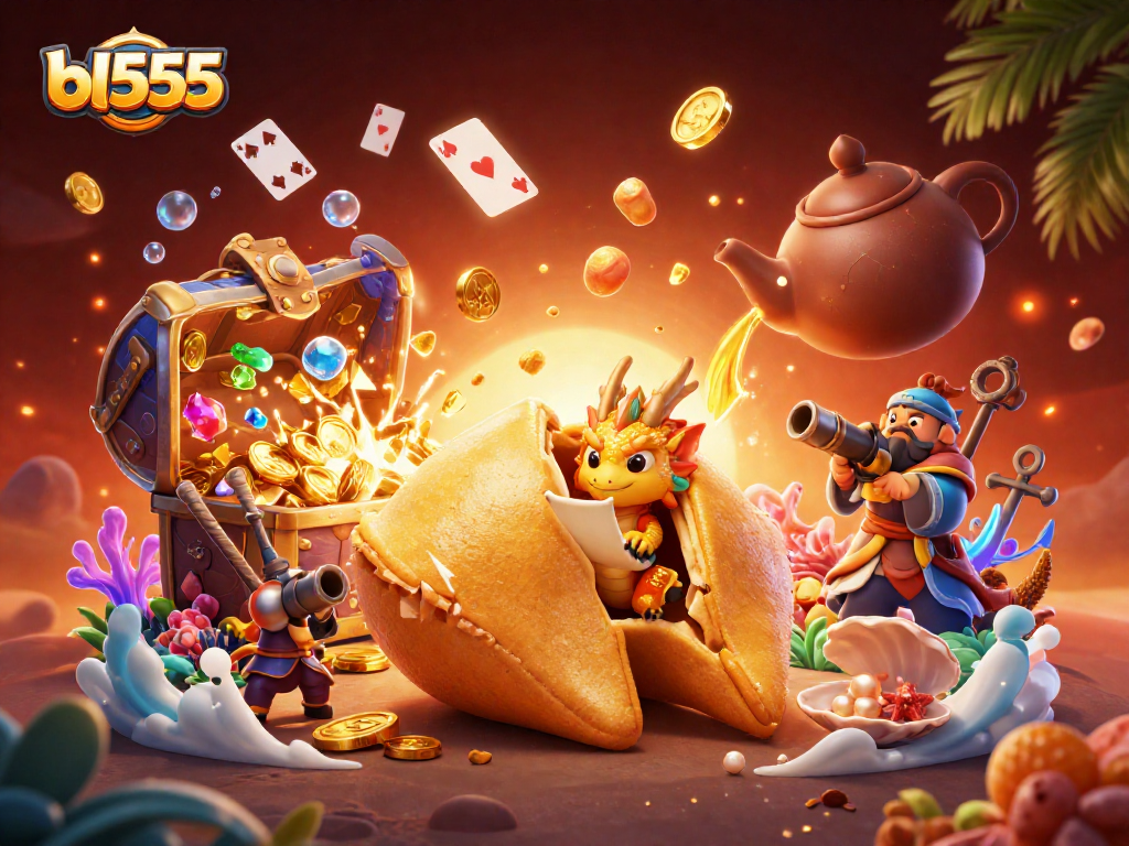 Experience the thrilling world of bl555 with vibrant games, fortune elements, and gold treasures.
