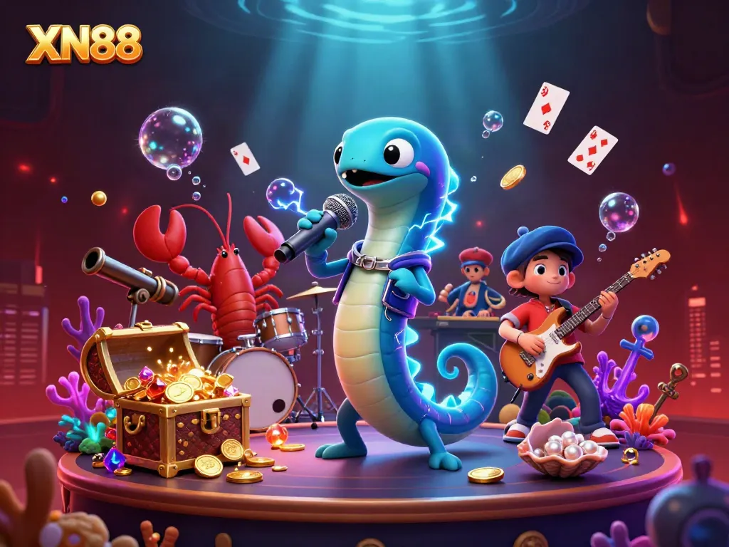 Experience excitement with XN88 in a vibrant underwater casino scene