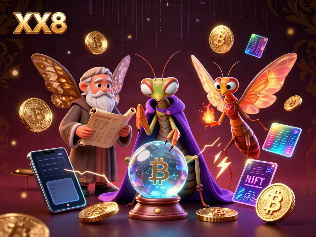 Engage with XX8's captivating gaming experience through a mystical fortune teller scene.