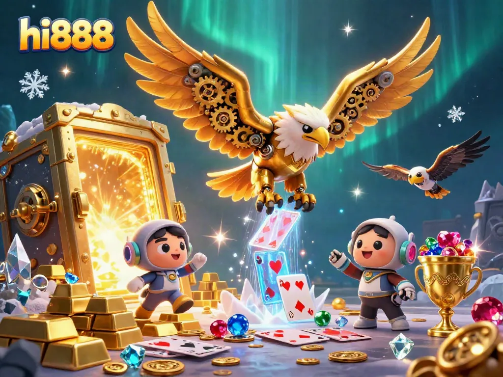Engage in thrilling bets at hi888's immersive casino environment, featuring dynamic playing cards.