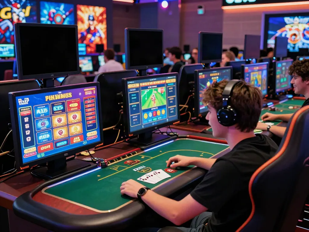 Dynamic online gaming experience at https://man881.jp.net/ with player engaged in exciting gameplay.